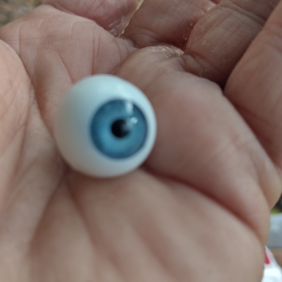 16mm Blue Doll Eyeballs Eyes for Doll Making - Picture 1 of 3